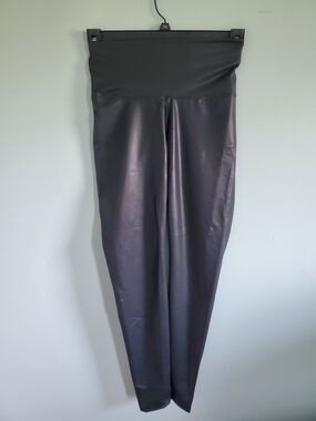 Leggings Depot Black High-Waist Faux Leather Leggings